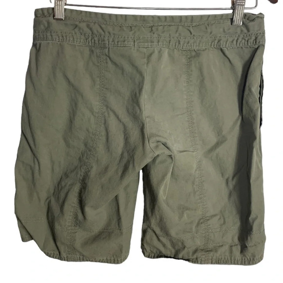 Nike Y2K Women’s Bermuda Cargo Shorts Convertible Green Size Small  100% Cotton - Picture 2 of 13